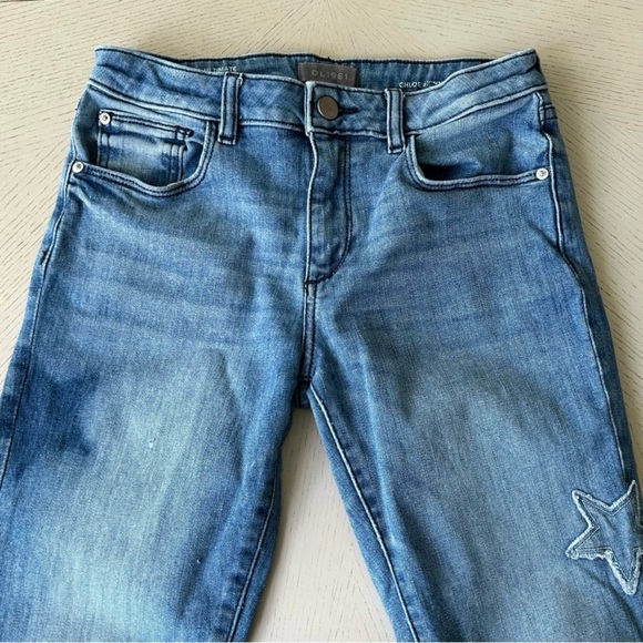 DL1961 CHLOE STARS SKINNY JEANS KIDS GIRLS 16 SIZE 23 WOMEN SIZE 00 - Picture 8 of 11